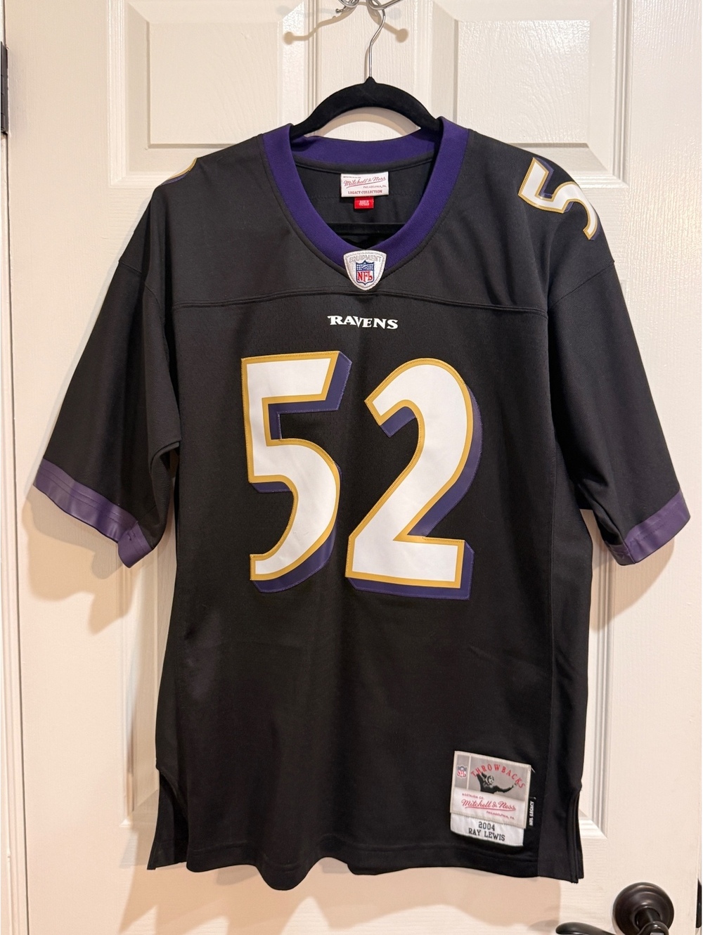 Baltimore Ravens Ray Lewis 52 black jersey